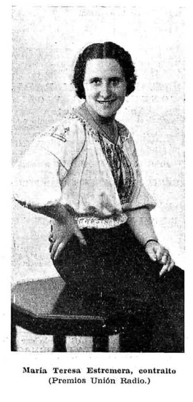 María Teresa Estremera, contralto
