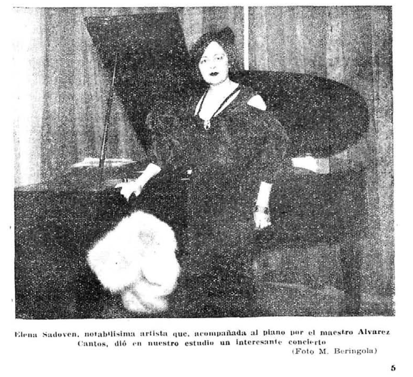 Elena Sadoven, cantante