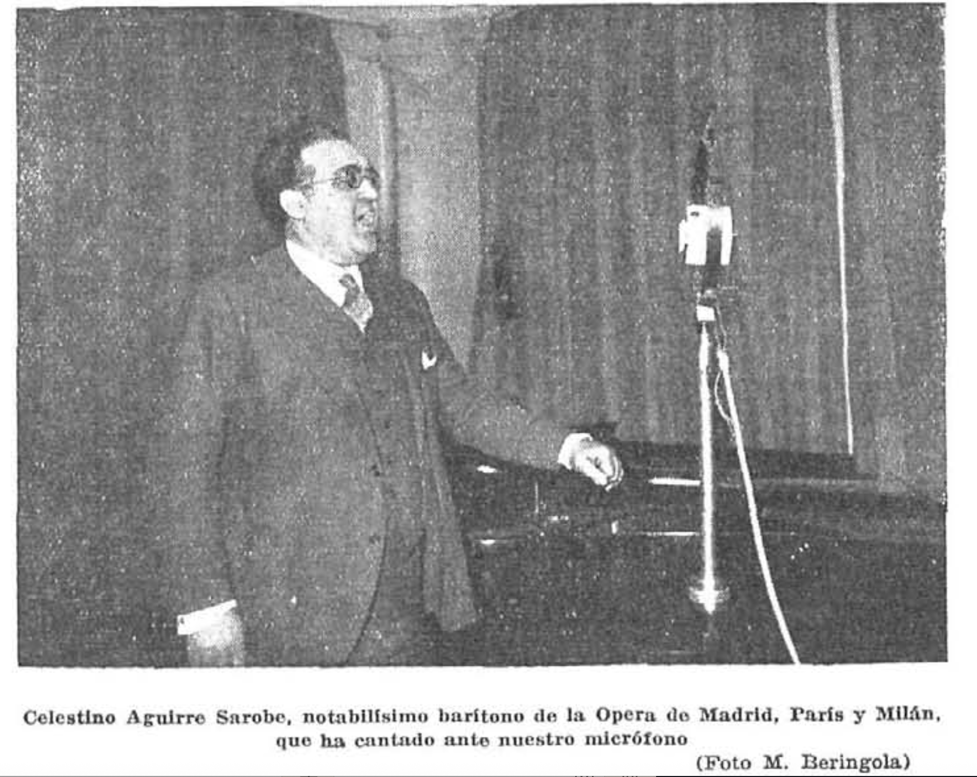 Celestino Aguirre Sarobe, barítono