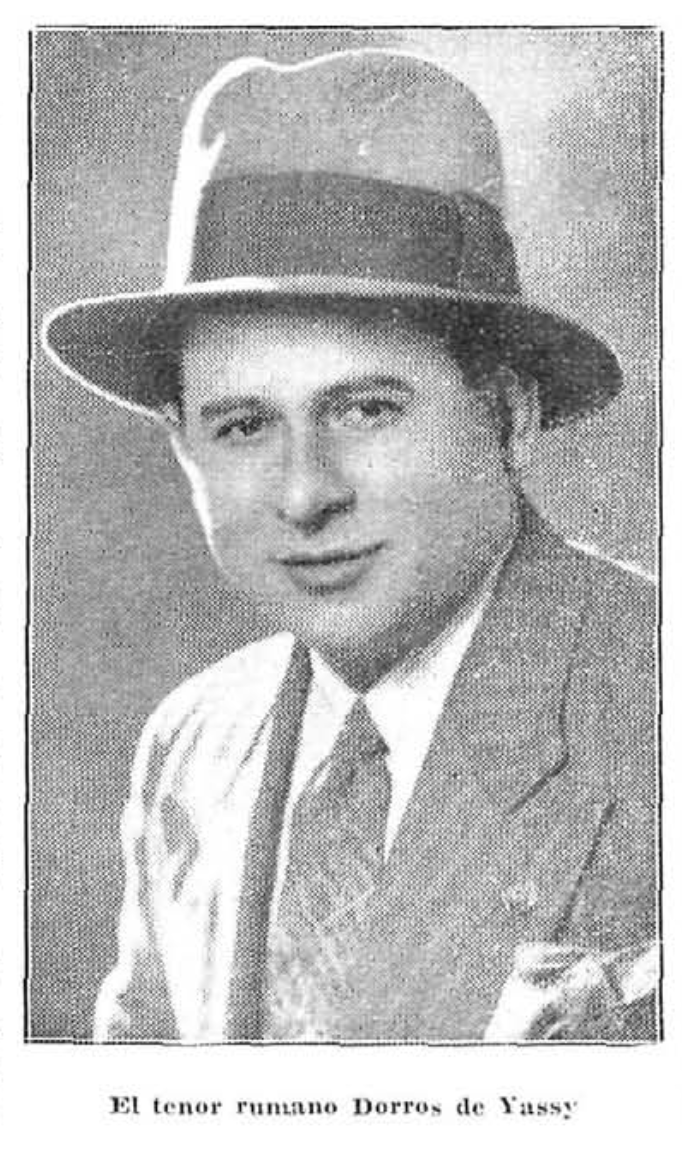 Dorros de Yassy, tenor rumano