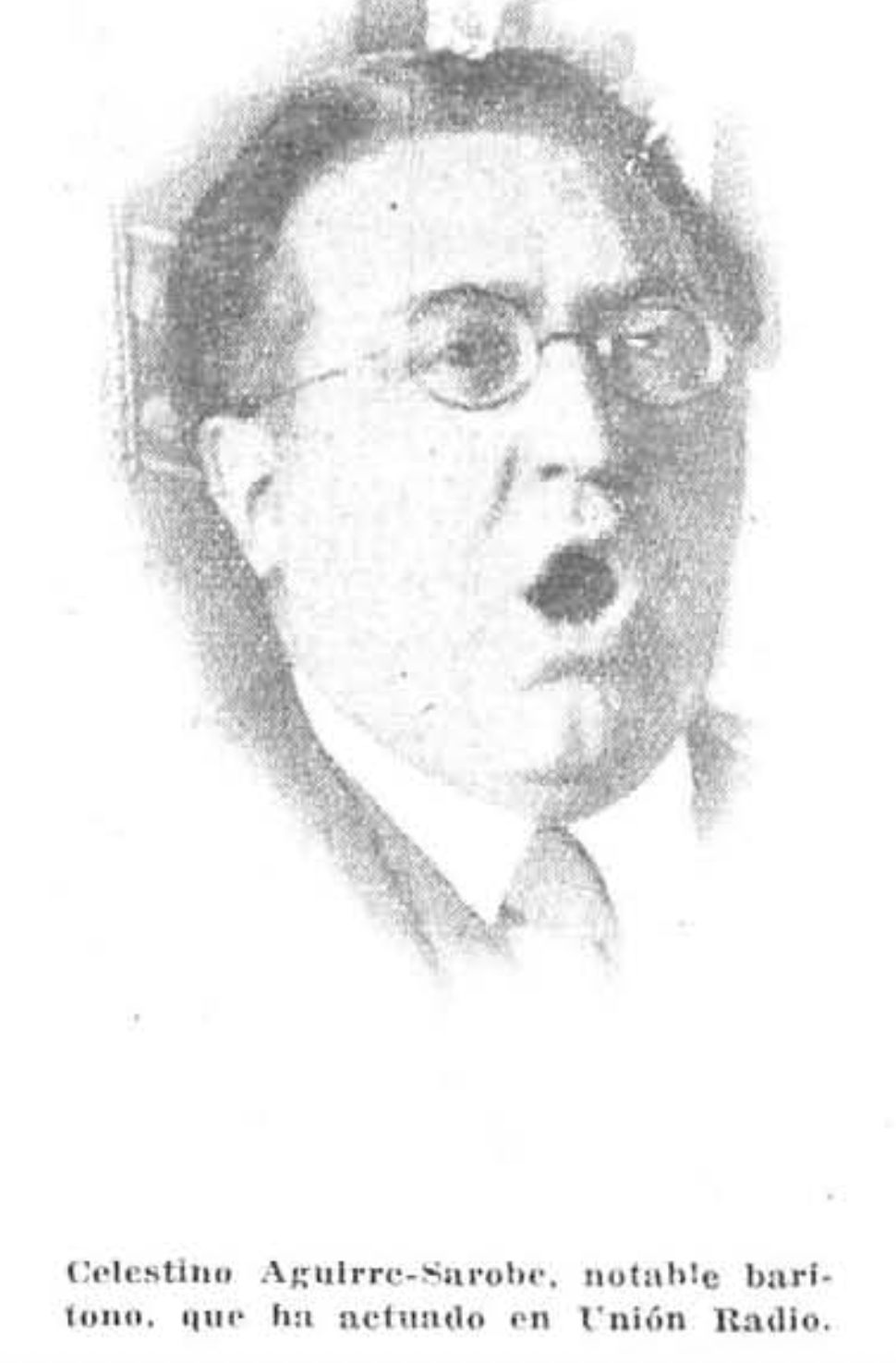 Celestino Aguirre-Sarobe, barítono