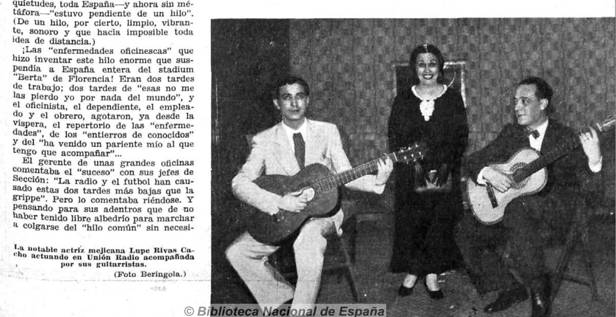 Lupe Rivas, actriz y cantante mexicana