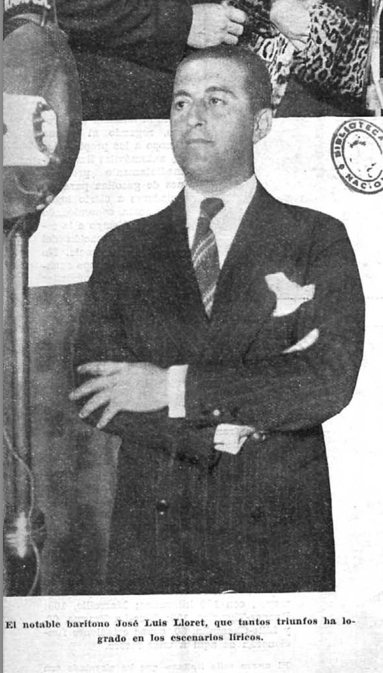 José Luis Lloret, barítono