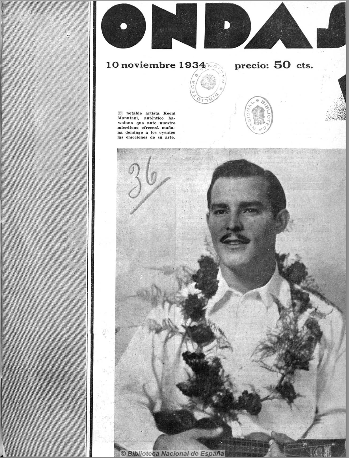 Keoni Manutati, hawaiano