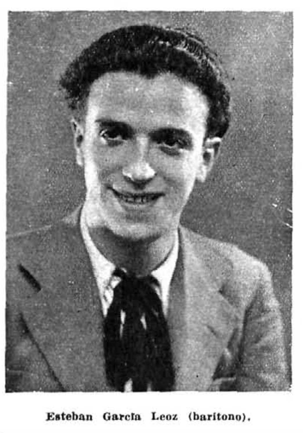 Esteban García Leoz, barítono