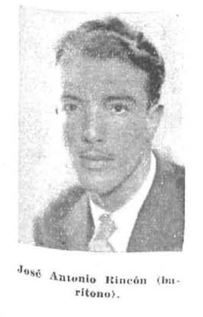 José Antonio Rincón, barítono