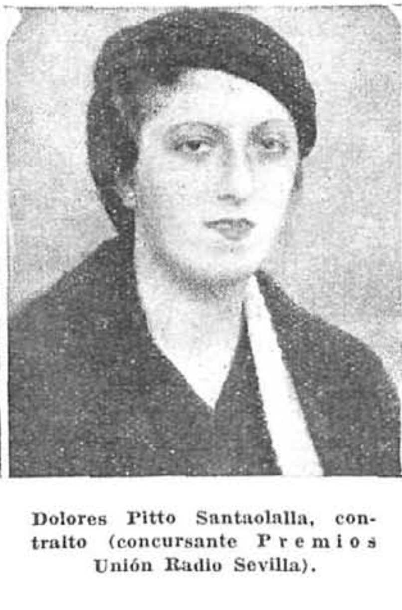 Dolores Pitto Santaolalla, contralto
