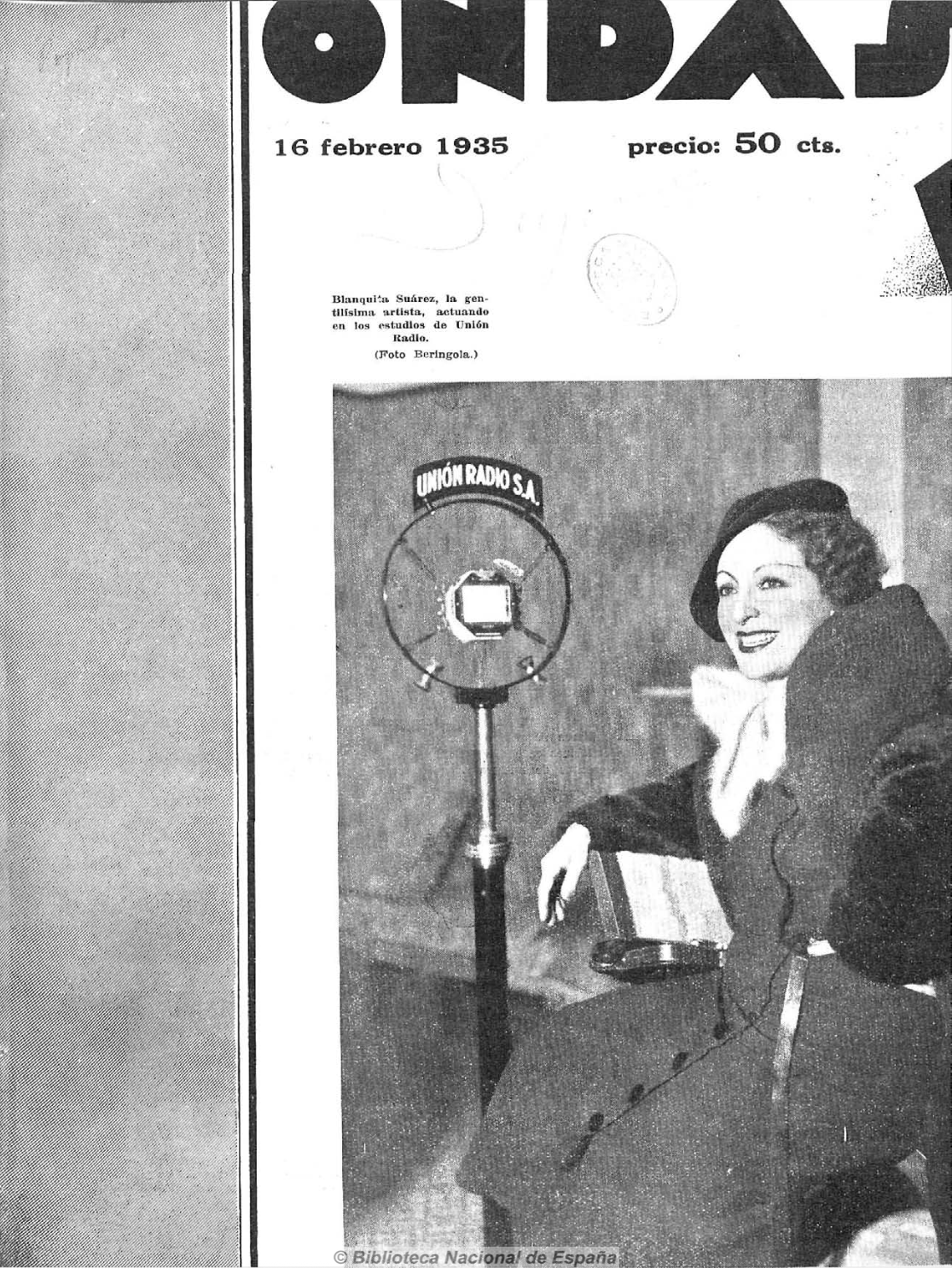 Blanca Suárez, cantante en Portada