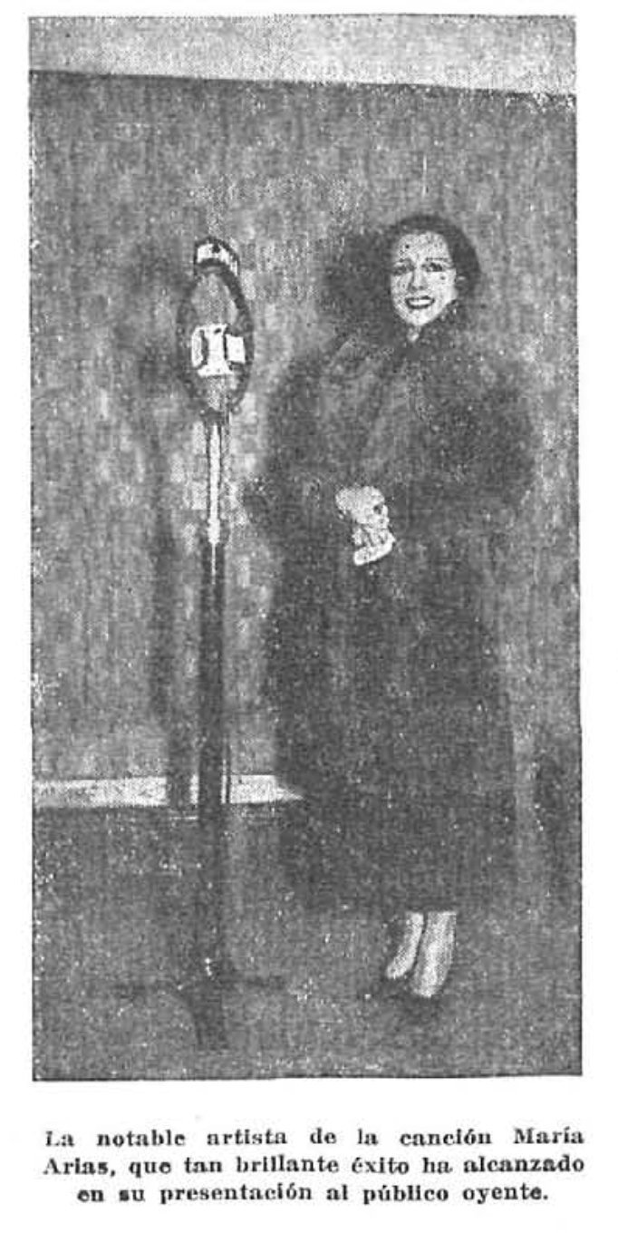 María Arias, artista de la canción