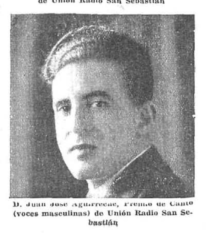 Juan José Aguirreche, cantante