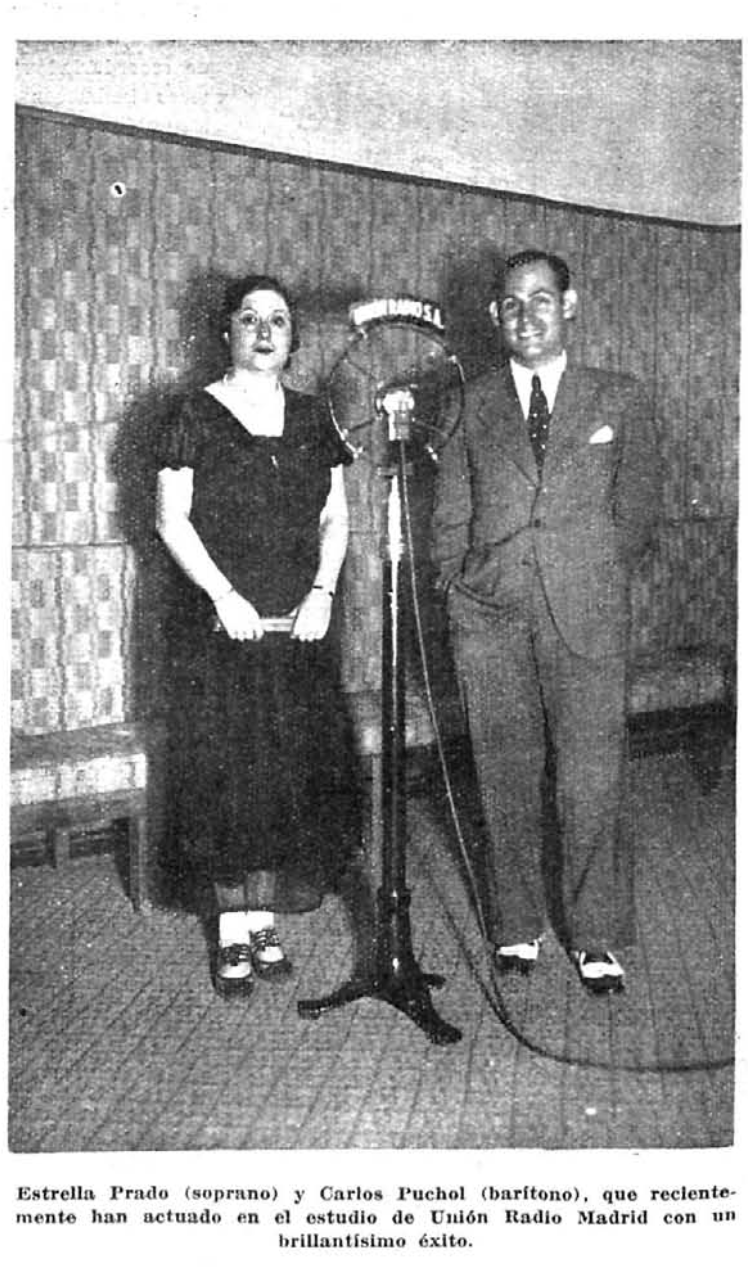 Estrella Pardo, soprano y Carlos Puchol, barítono