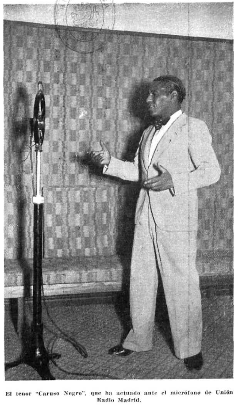 Posiblemente Roland Hayes, tenor