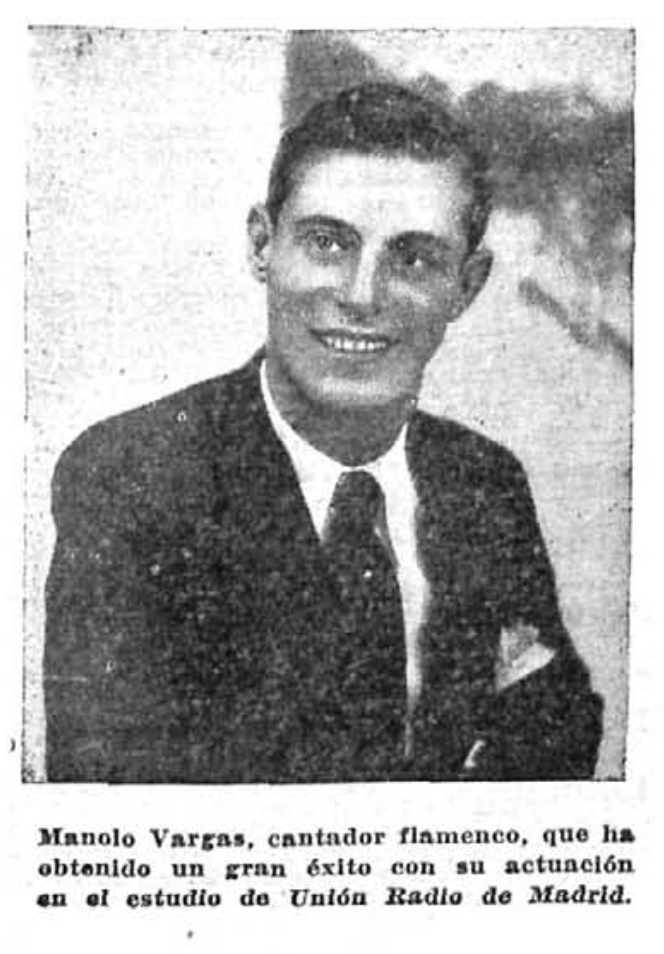 Manolo Vargas cantaor flamenco