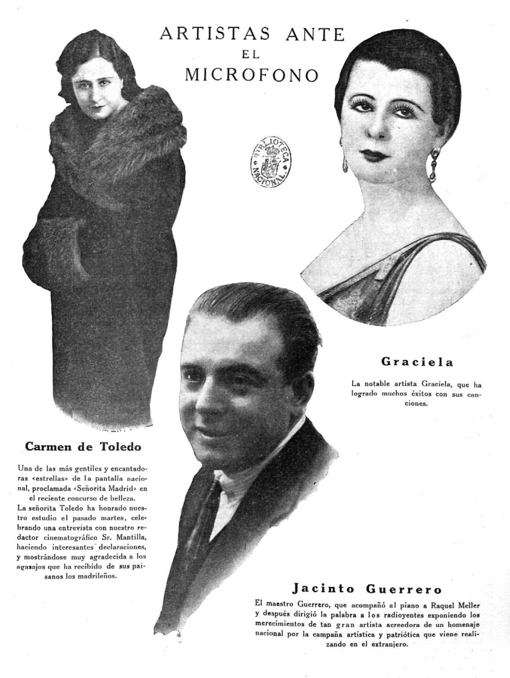 Jacinto Guerrero con Graciela