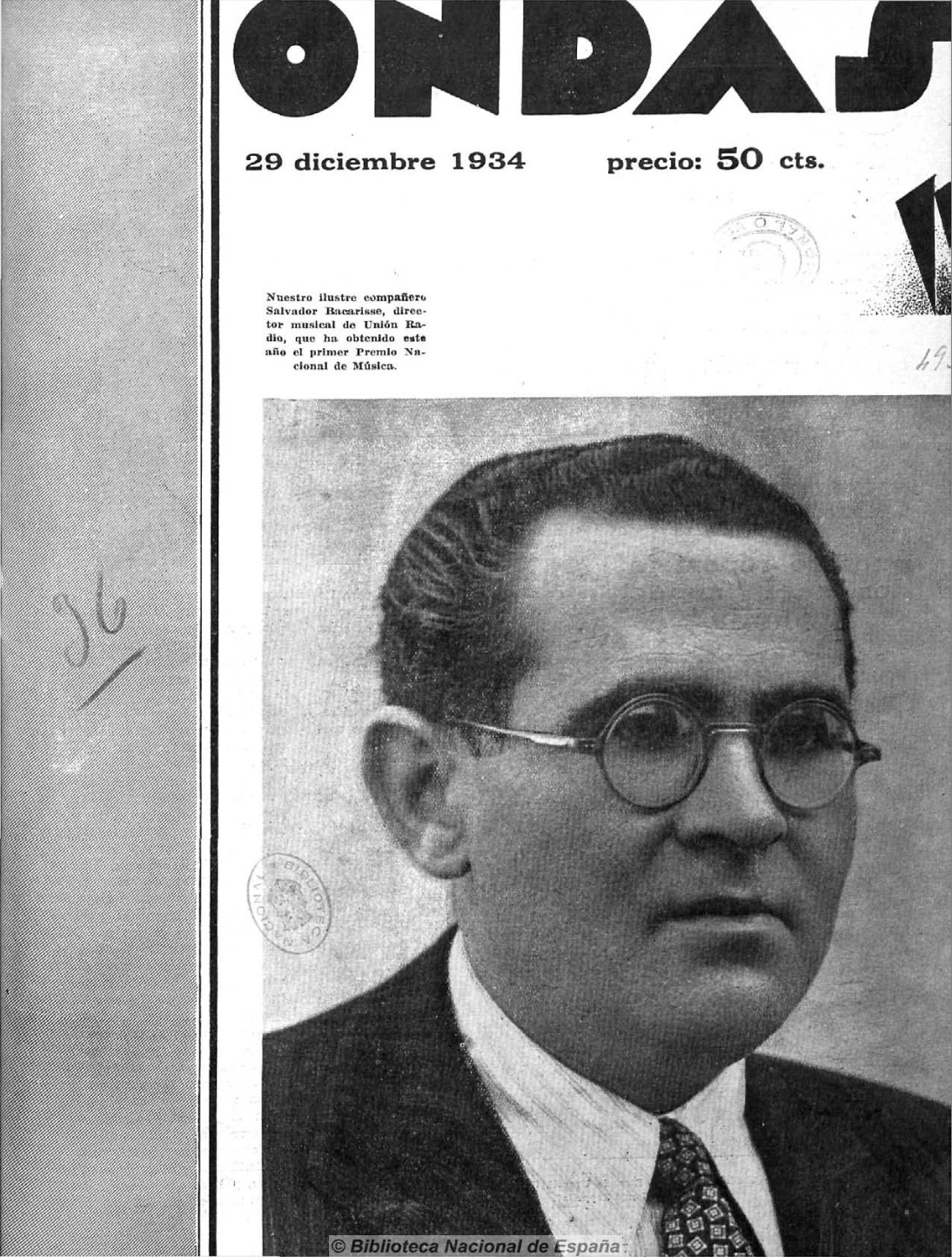 Bacarisse en Portada