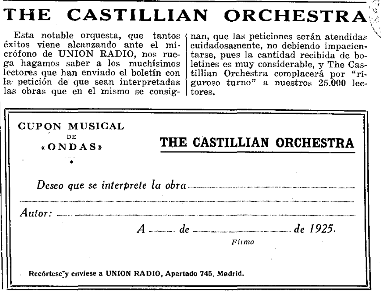 Peticiones del oyente