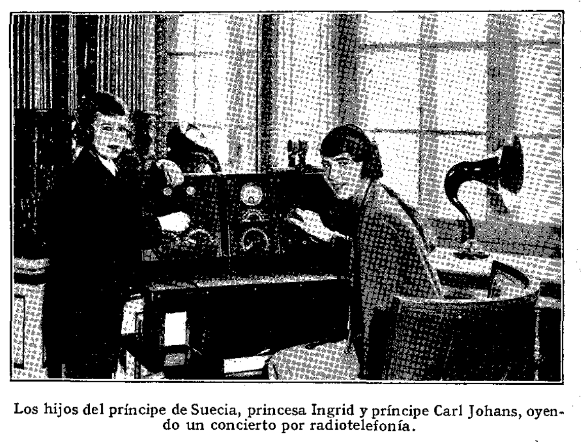 Príncipes escuchando concierto