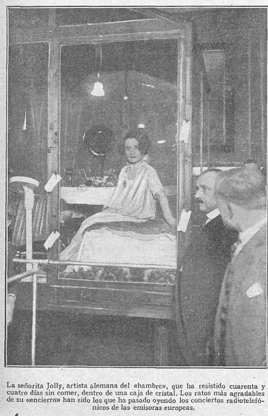 Escuchando conciertos 44 dias sin comer