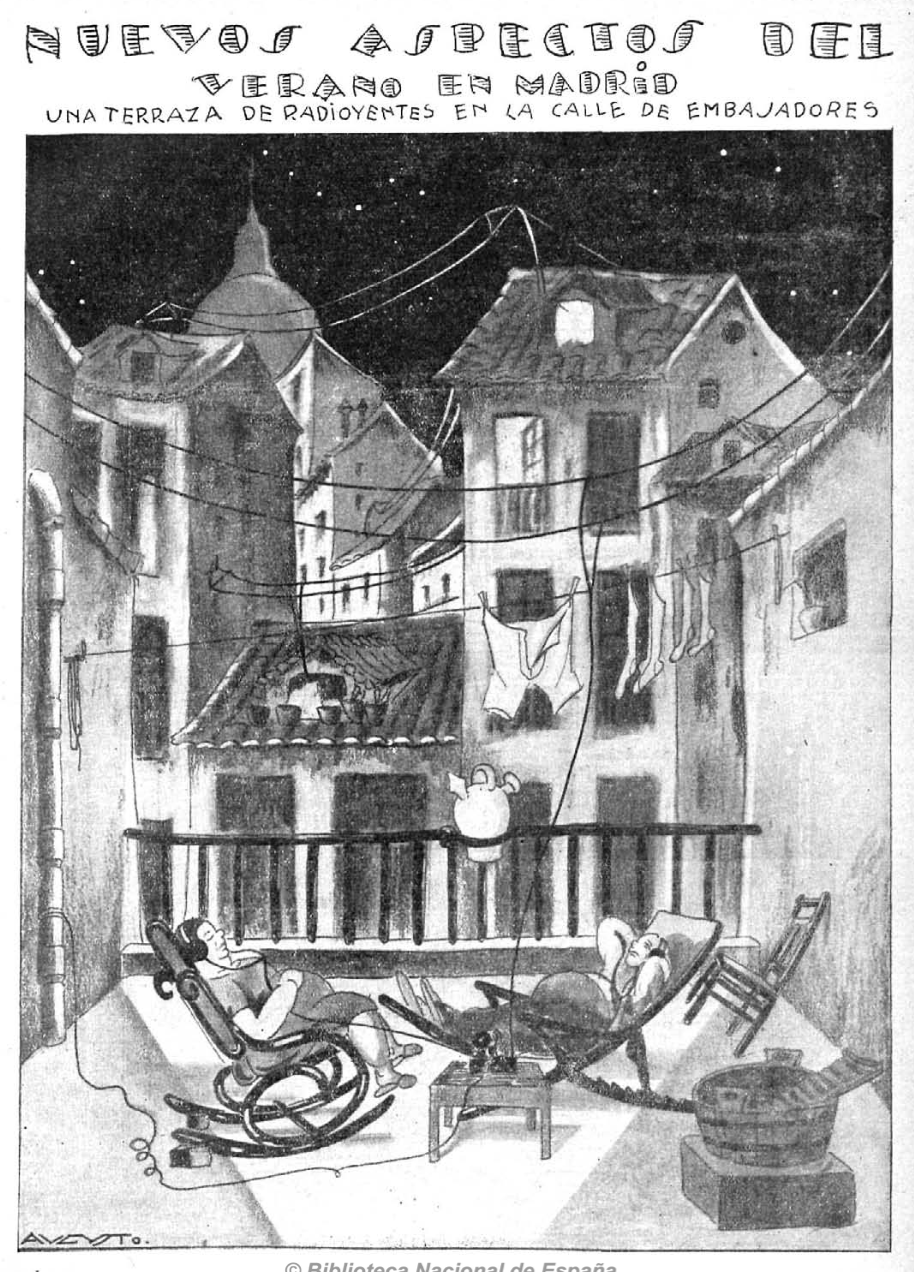 Terraza de Radioyentes por Augusto