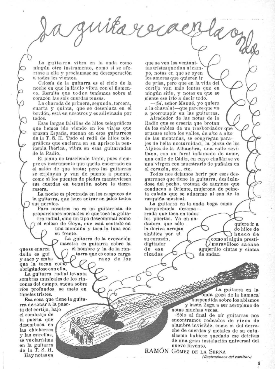 Guitarra en la onda