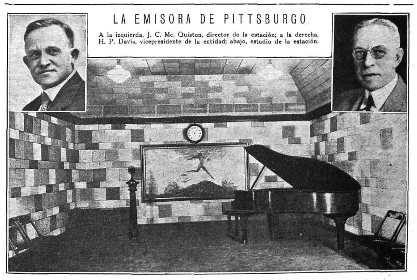 Estudio emisora de Pittsburg