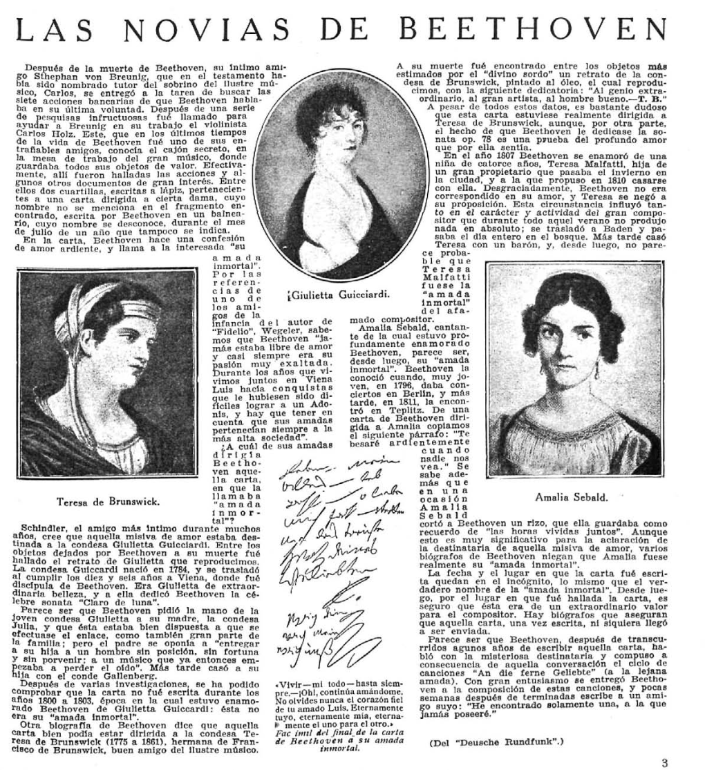 Las novias de Beethoven