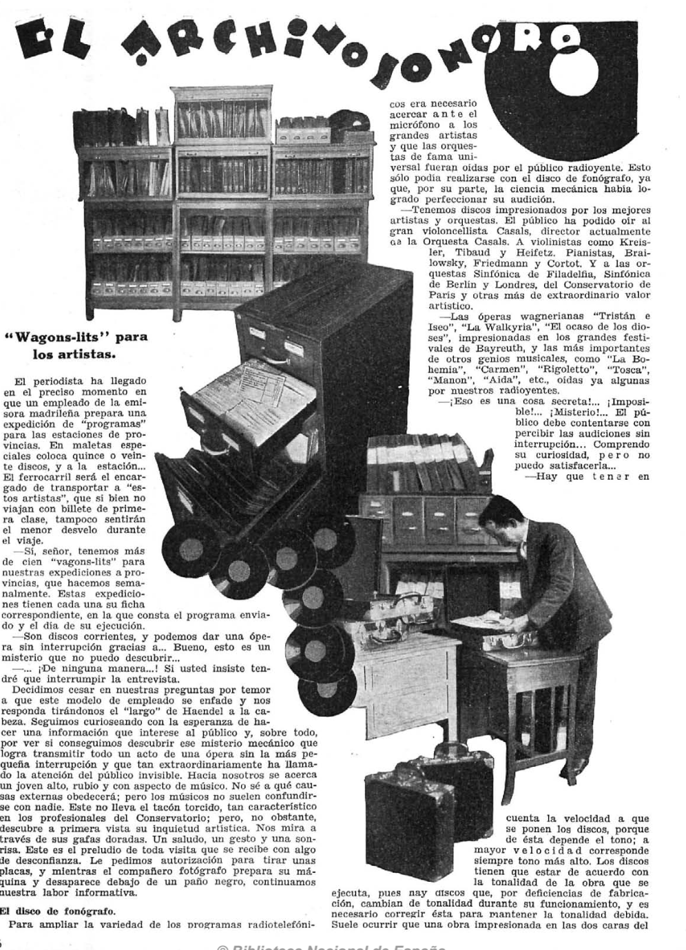 Archivo Sonoro, discos