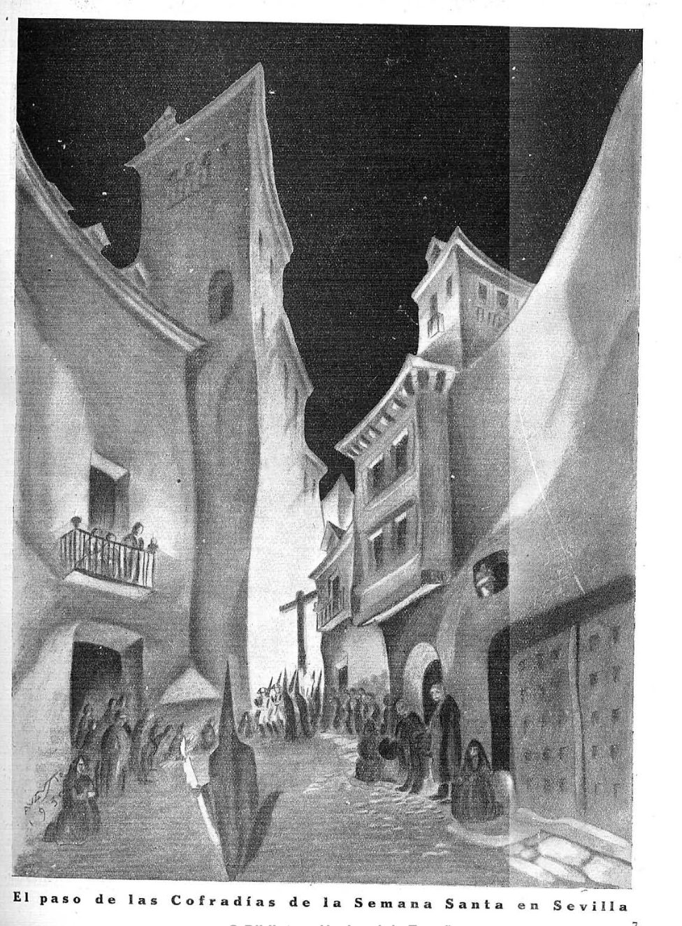 Cofradías de Semana Santa en Sevilla por Augusto