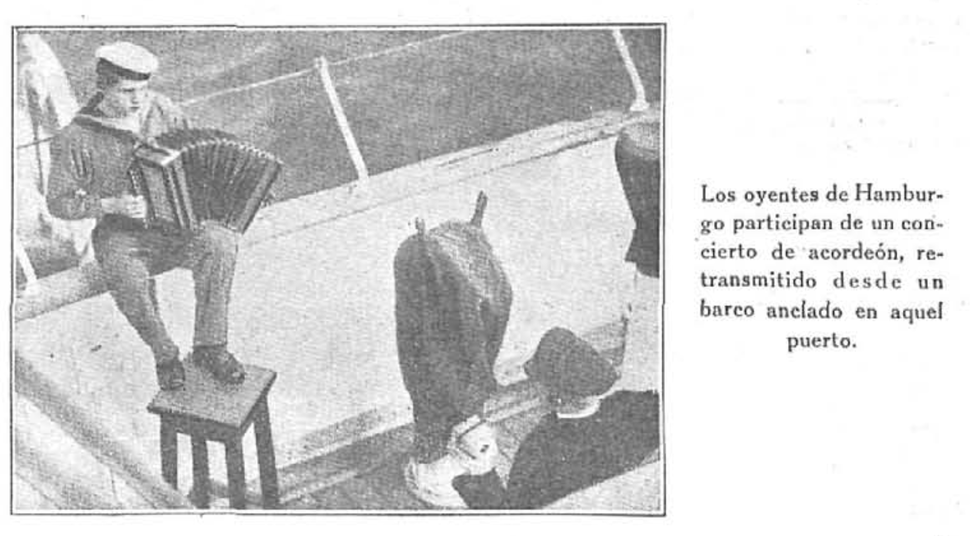 Acordeon en Hamburgo