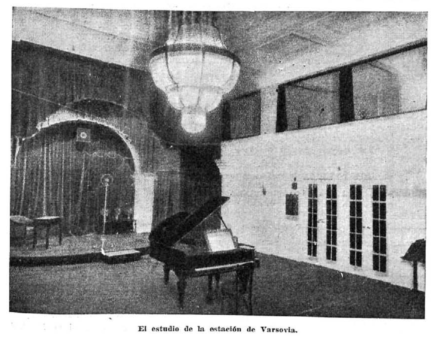 Estudio radio Varsovia