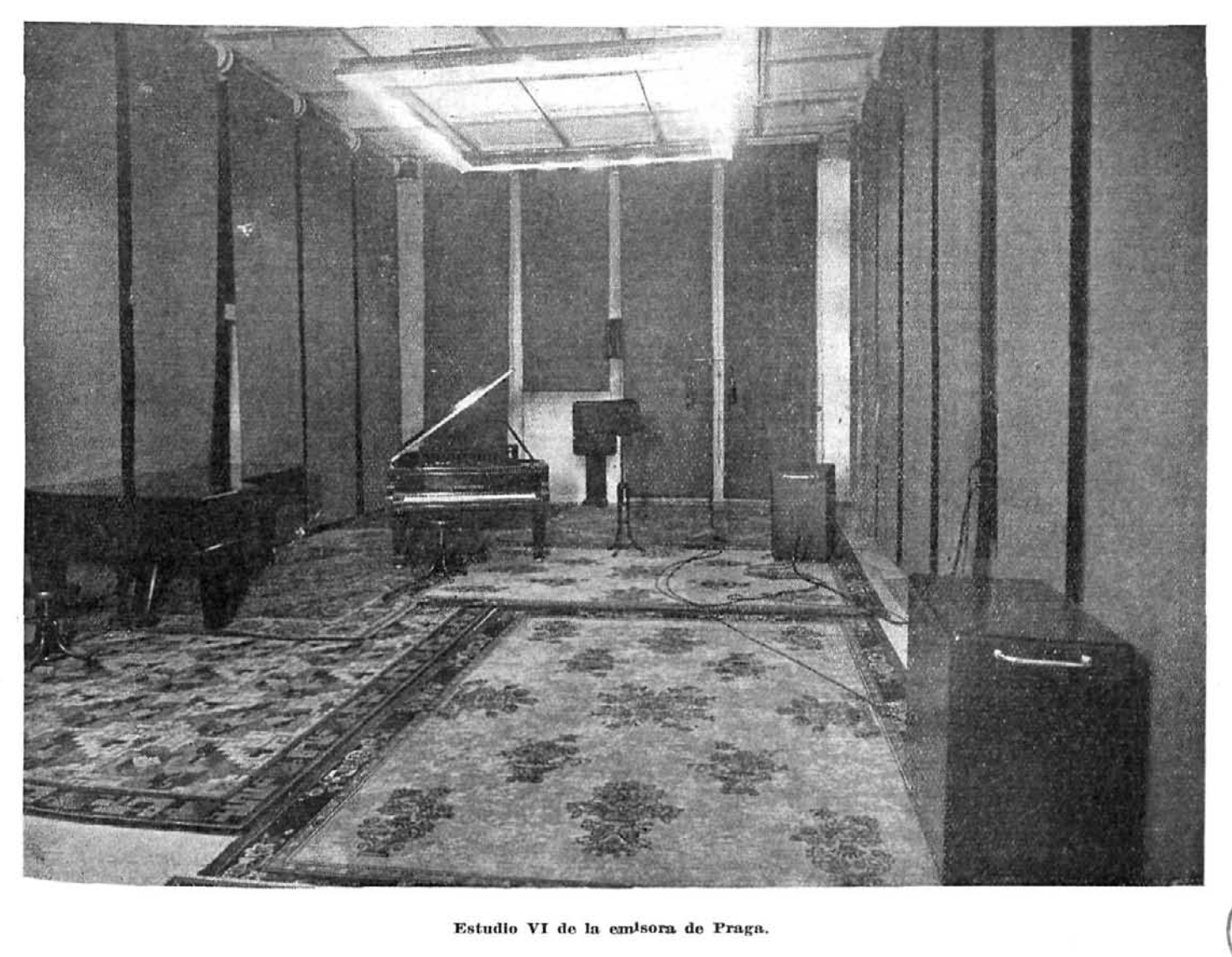 Estudio emisora de Praga