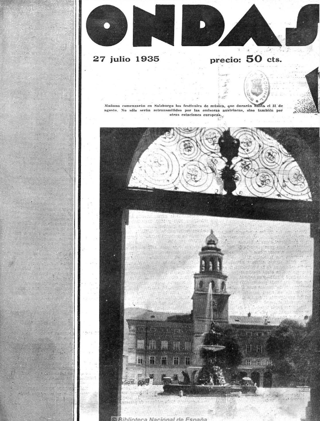 Festivales de música de Salzburgo en Portada