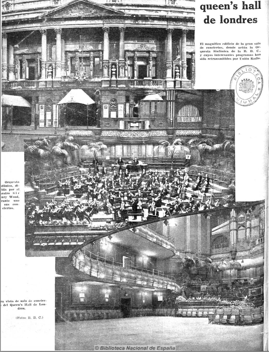 Queen's hall de Londres