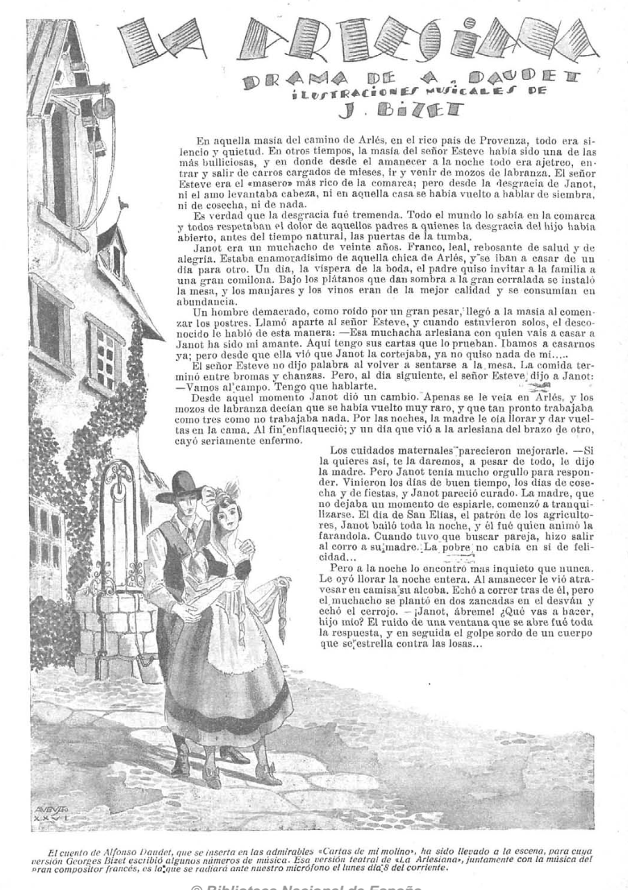 La Arlesiana por Augusto