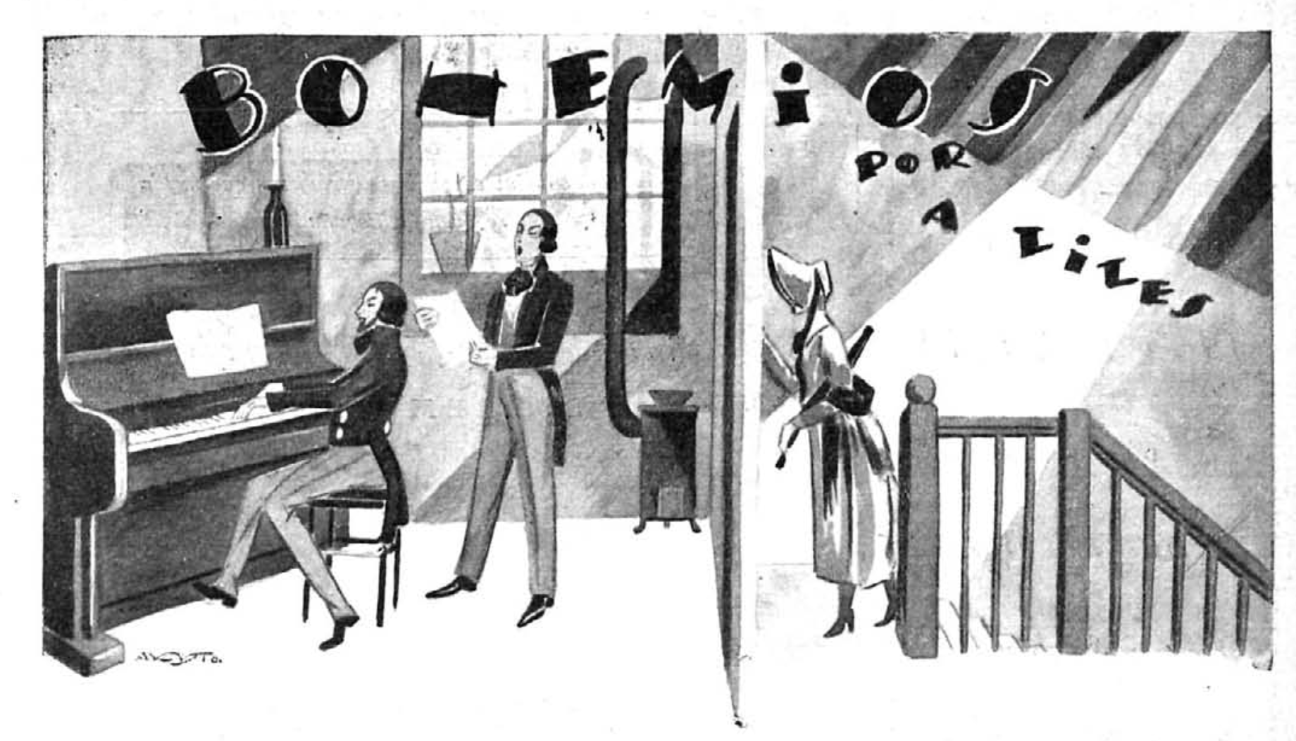 Bohemios por Augusto