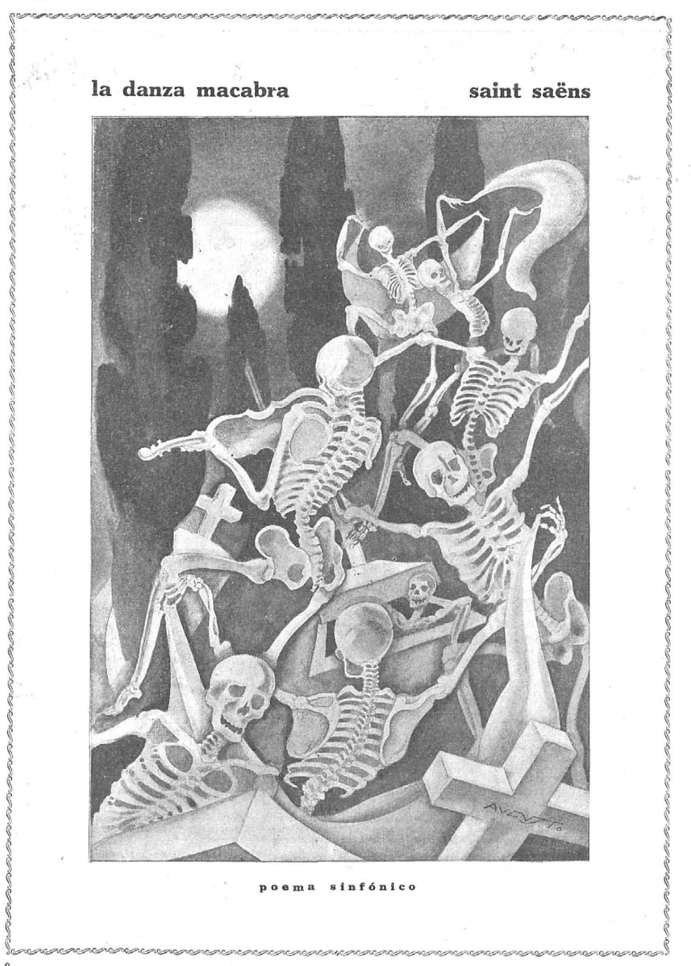 1931:07:25 ONDAS Danza Macabra de Saint Saens por Augusto