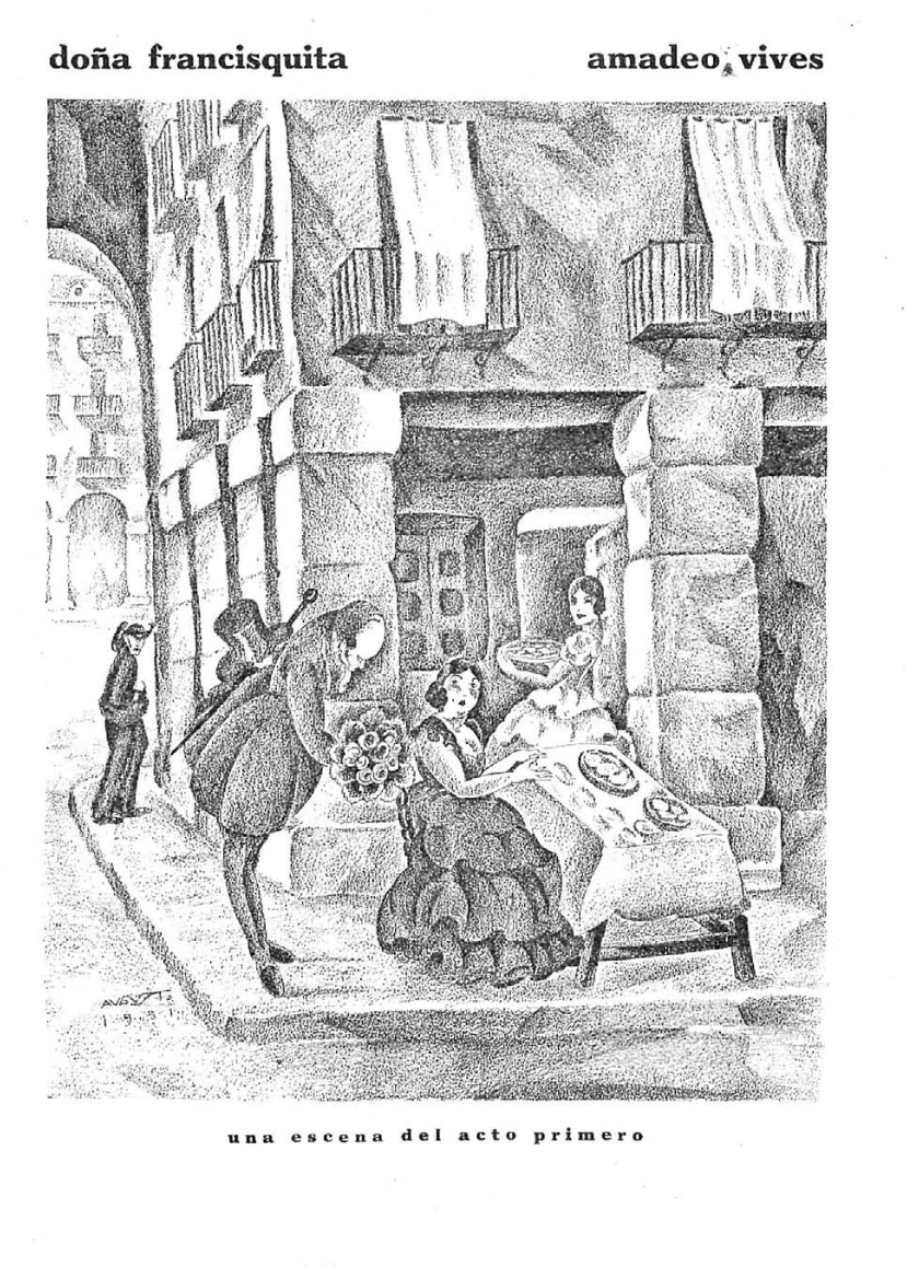 Doña Francisquita por Augusto