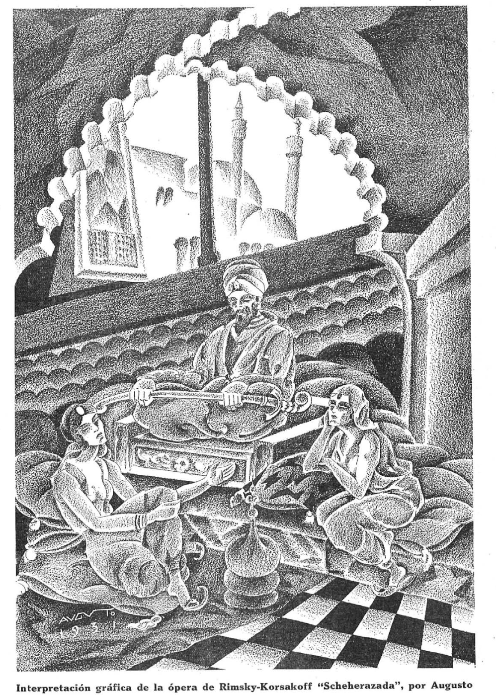 Scherezade por Augusto