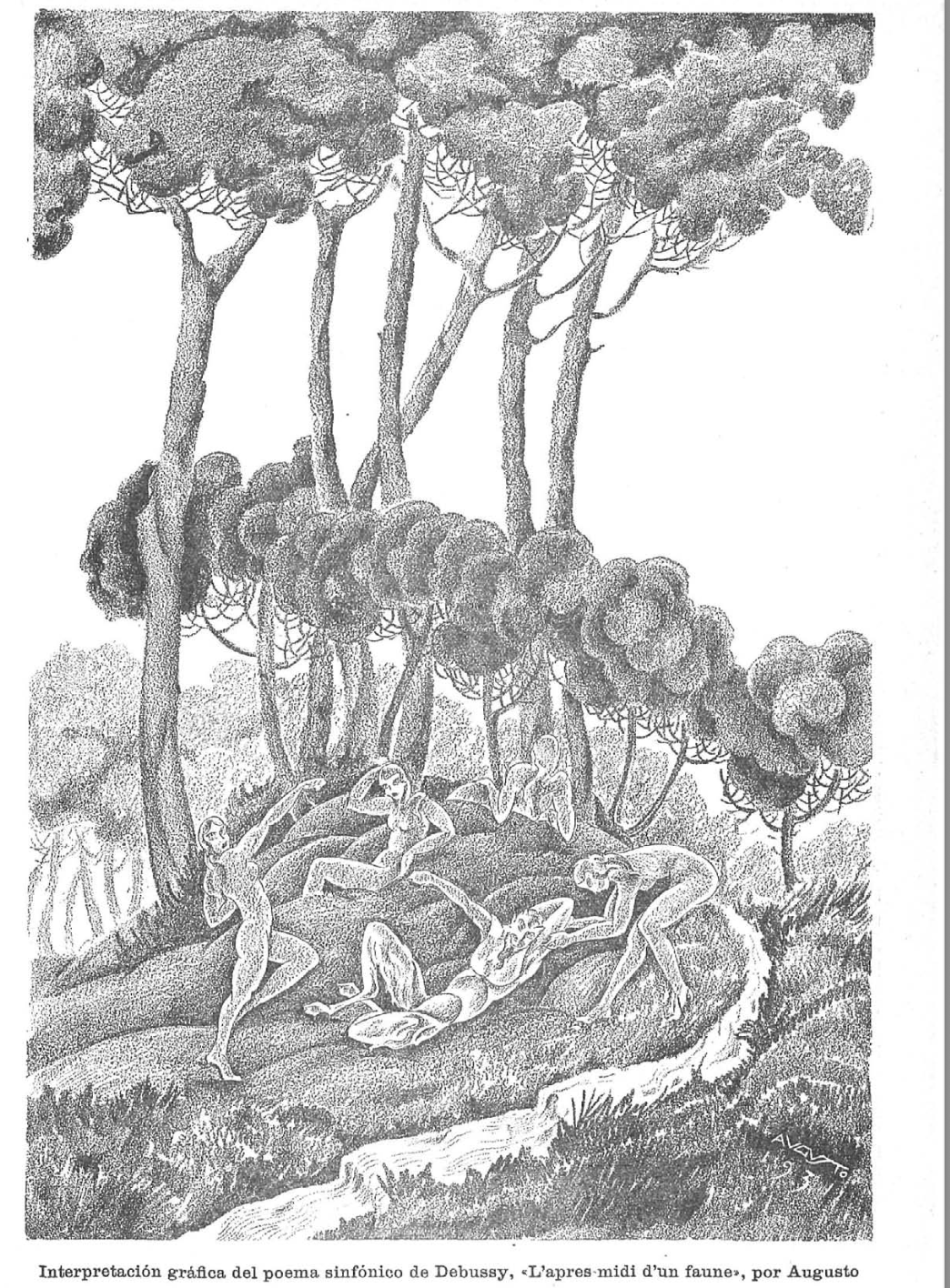Preludio a la siesta de un fauno por Augusto