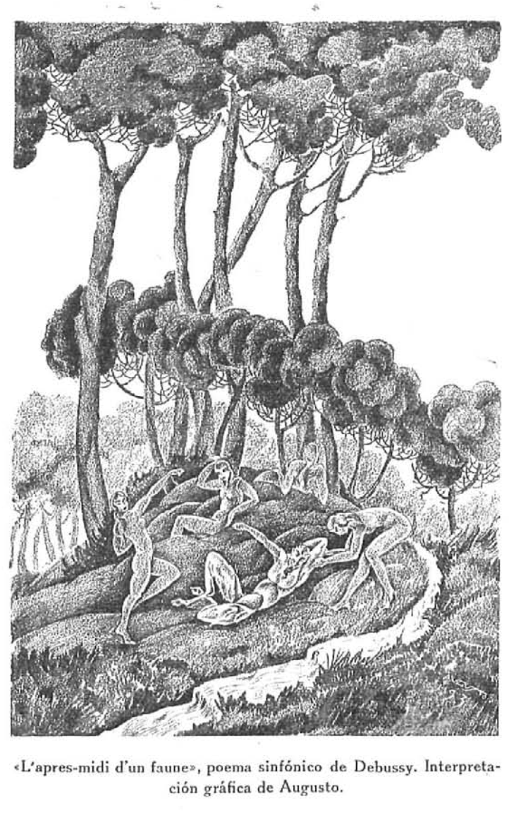 Preludio a la siesta de un Fauno por Augusto