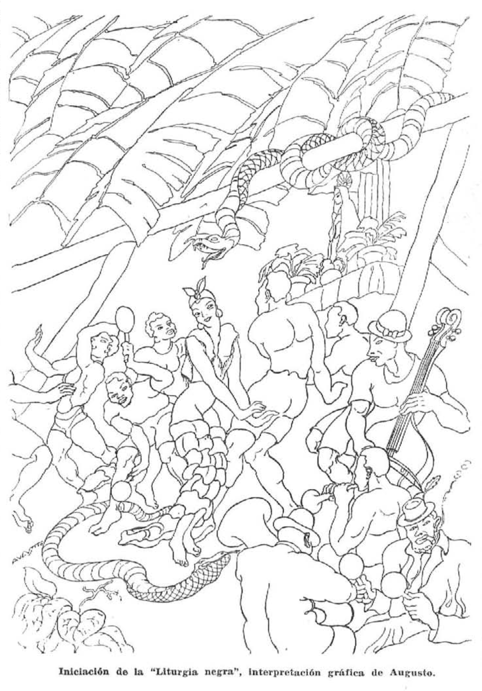 Liturgia negra de Pedro Sanjuan por Augusto