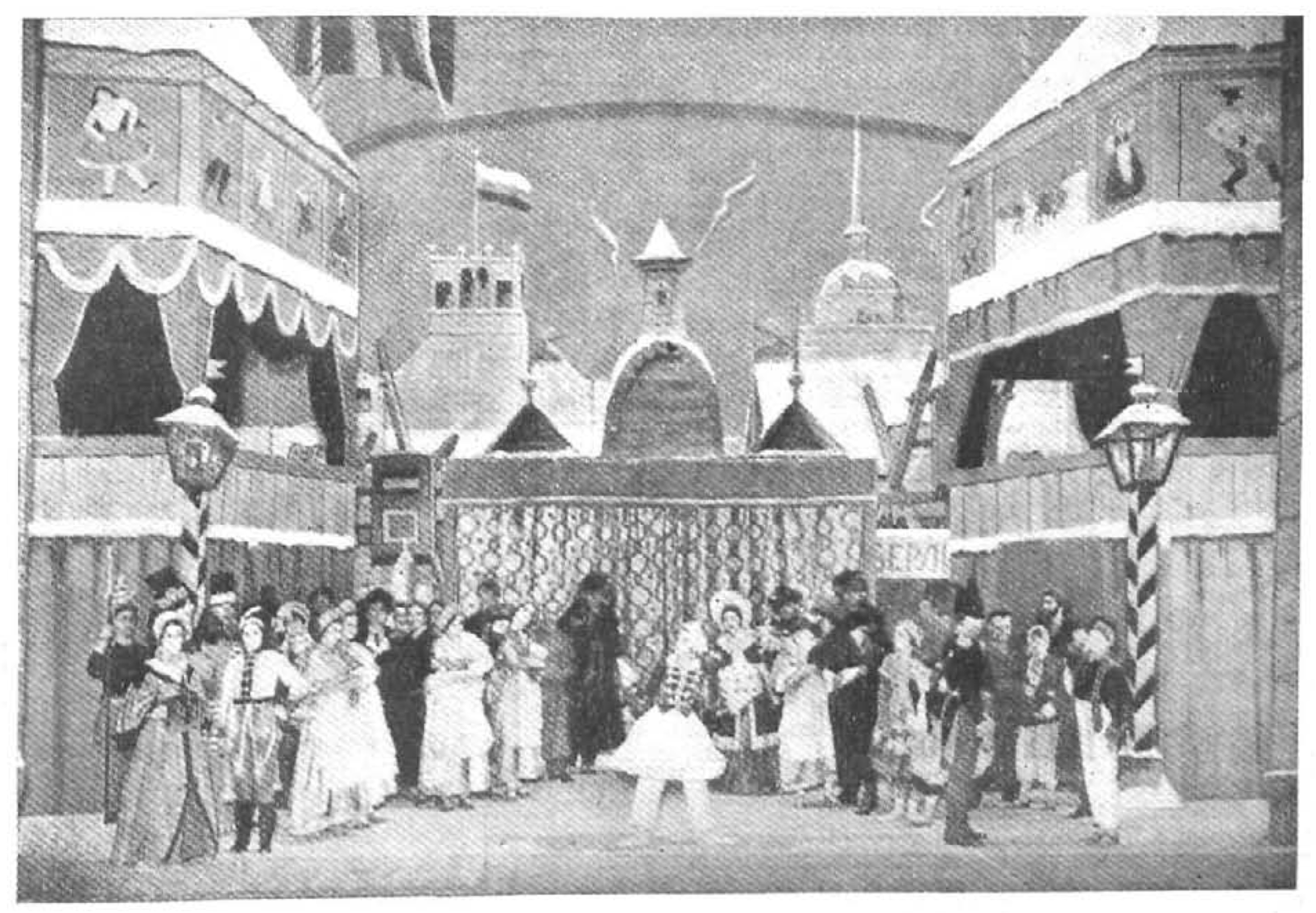 Decorado de Petrouchka por Benois