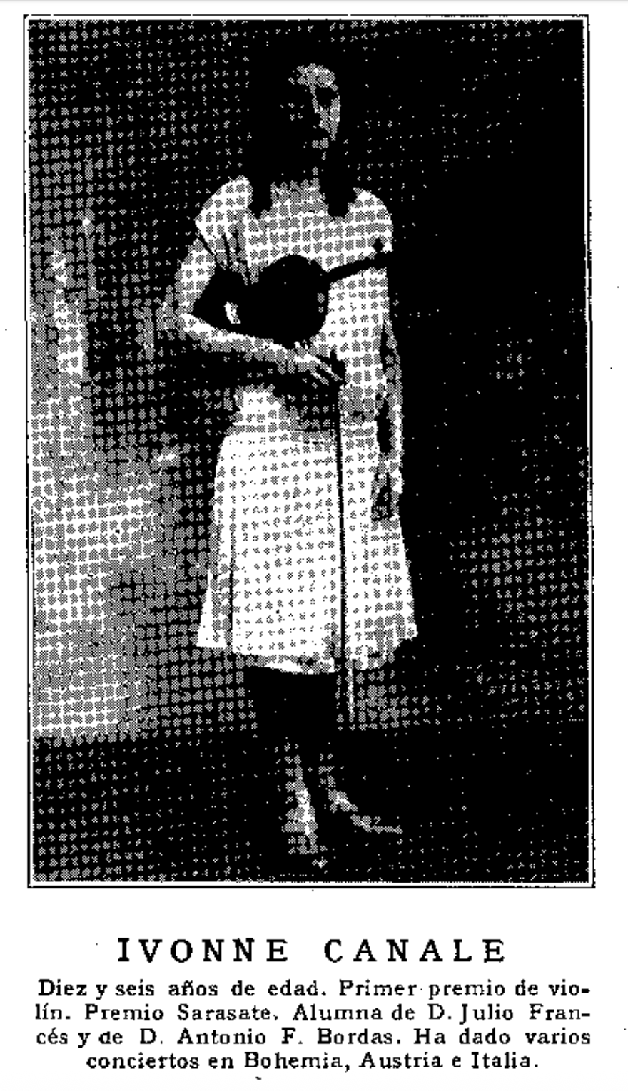 Ivonne Canale, violín