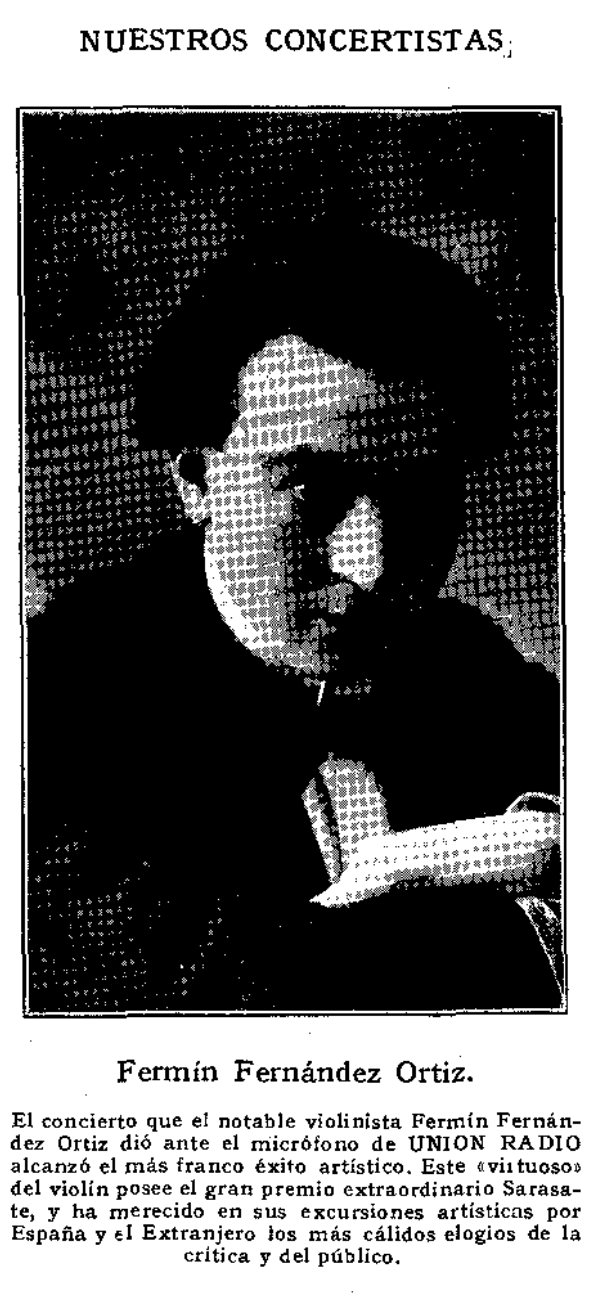 Fermín Fernández Ortiz, violín