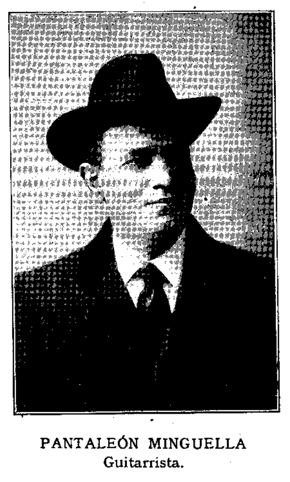 Pantaleón Minguella, guitarra