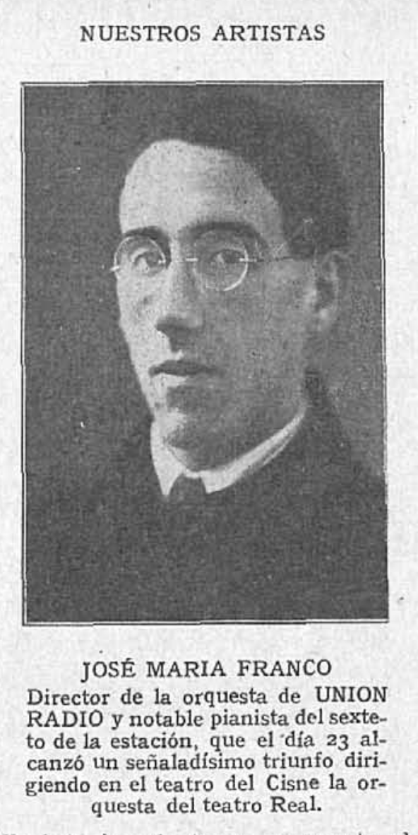 José María Franco, director