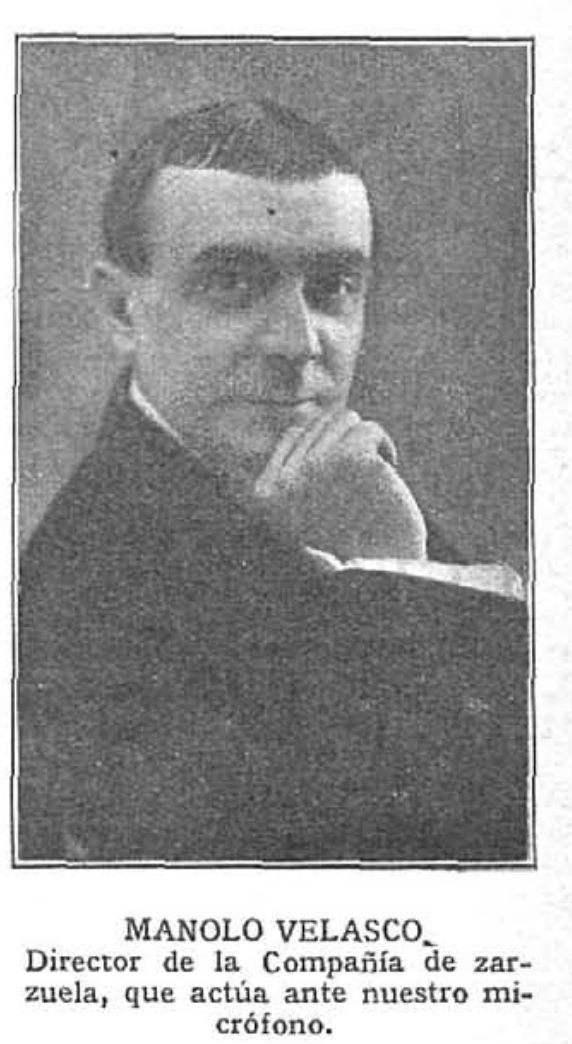 Manolo Velasco, director de zarzuela