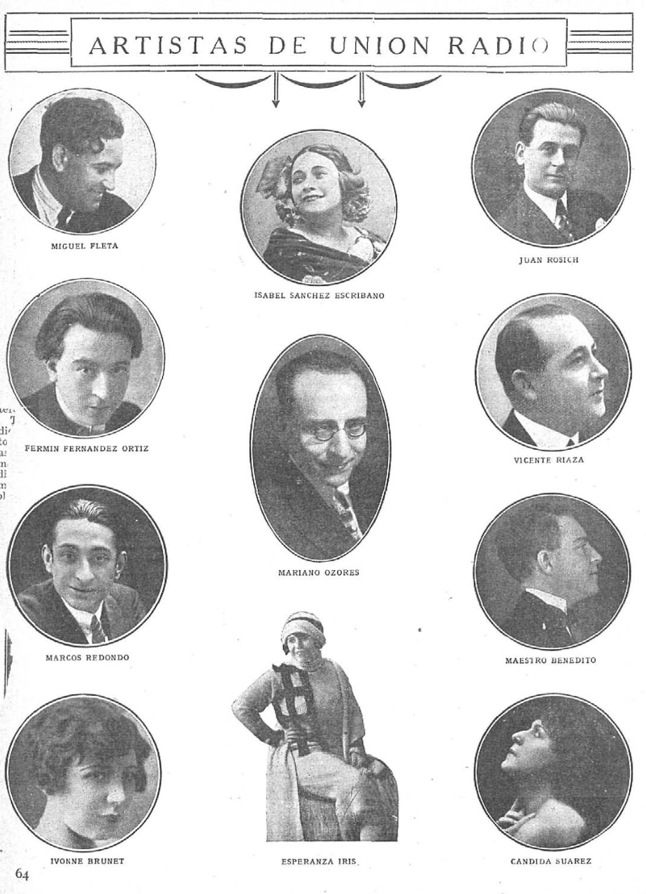 Artistas de Unión Radio