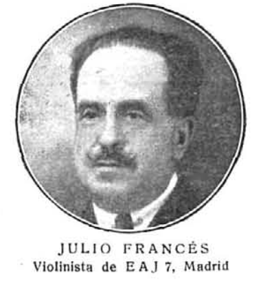 Julio Francés, violín