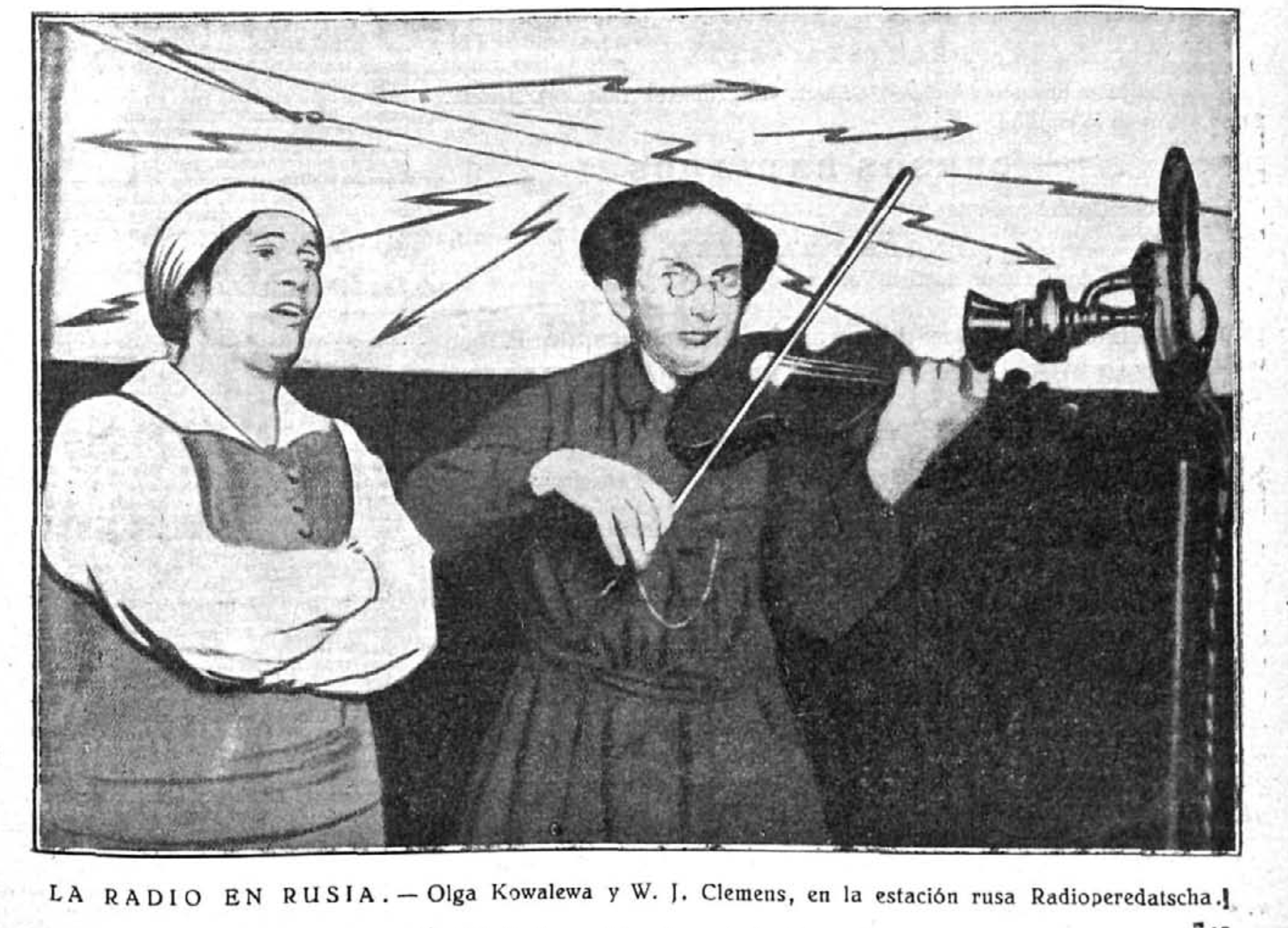 Kowalewa y Clemens, violín